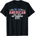 [100% Cotton] I'M American I Want My Country Back - Adult & Kids T-Shirts, Sweatshirts & Hoodies apparel design preview 1