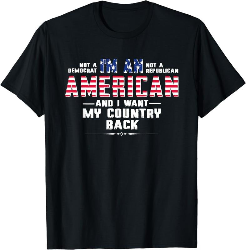 [100% Cotton] I'M American I Want My Country Back - Adult & Kids T-Shirts, Sweatshirts & Hoodies apparel design preview 1
