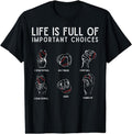[100% Cotton] Types Baseball Pitches Life Choices - Adult & Kids T-Shirts, Sweatshirts & Hoodies apparel design preview 1