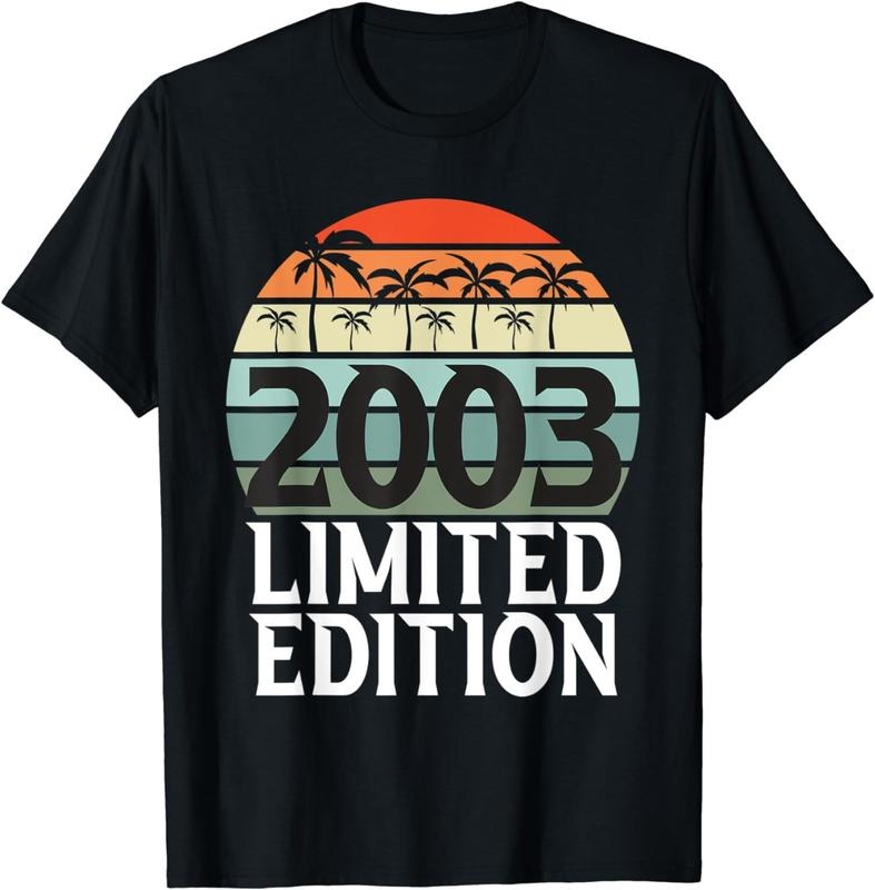 [100% Cotton] Vintage 2003 Limited Year Birth - Adult & Kids T-Shirts, Sweatshirts & Hoodies apparel design preview 1