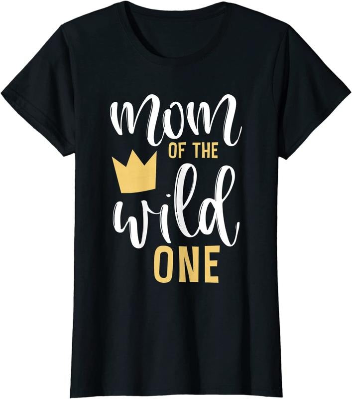 [100% Cotton] Mom Wild One 1st First Thing Mommy - Adult & Kids T-Shirts, Sweatshirts & Hoodies apparel design preview 1