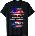 100% Cotton American Raised Puerto Rican Roots USA - Adult & Kids T-Shirts, Sweatshirts & Hoodies apparel design preview 1