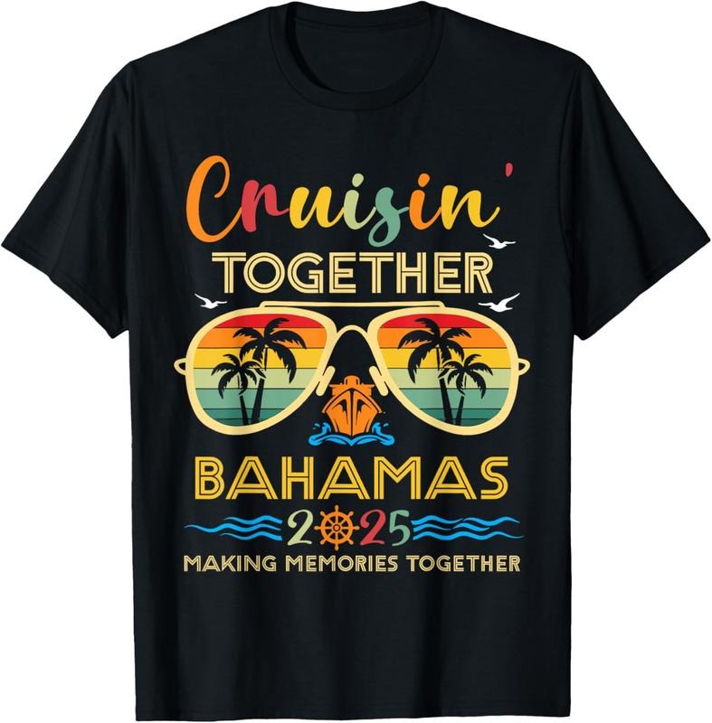 100% Cotton Cruisin Together Bahamas 2025 Trip - Adult & Kids T-Shirts, Sweatshirts & Hoodies apparel design preview 1