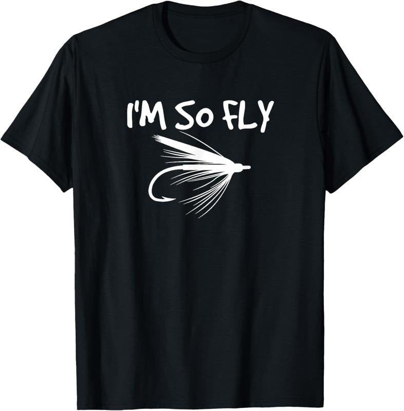 100% Cotton Fly Fishing Funny Fisherman I'M So - Adult & Kids T-Shirts, Sweatshirts & Hoodies apparel design preview 1