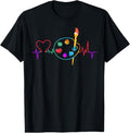 100% Cotton Funny Paint Palette Brush Artist Painter - Adult & Kids T-Shirts, Sweatshirts & Hoodies apparel design preview 1