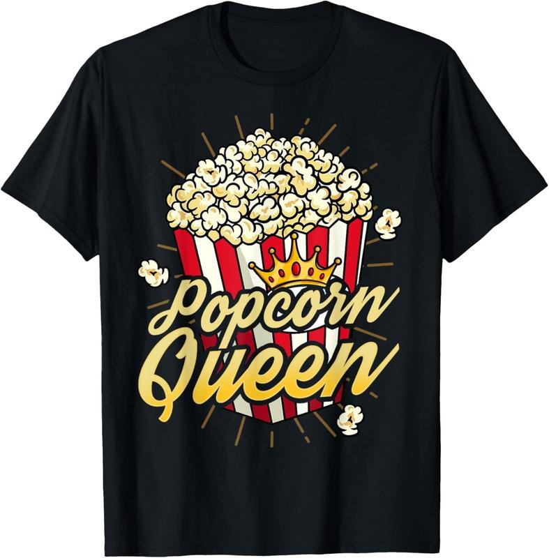 100% Cotton Funny Popcorn Lover Movie Night Cinema - Adult & Kids T-Shirts, Sweatshirts & Hoodies apparel design preview 1