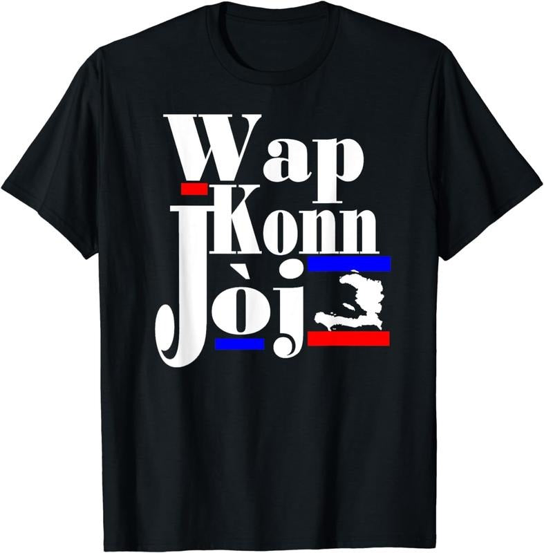 [100% Cotton]Haitian Creole Saying Funny Patriot - Adult & Kids T-Shirts, Sweatshirts & Hoodies apparel design preview 1