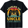 100% Cotton I Leveled Up Uncle 2025 I'M Going Be - Adult & Kids T-Shirts, Sweatshirts & Hoodies apparel design preview 1