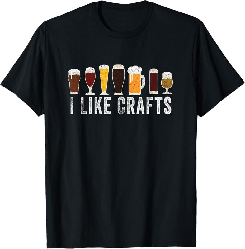 100% Cotton I Like Crafts Beer Brewer Home Brewing - Adult & Kids T-Shirts, Sweatshirts & Hoodies apparel design preview 1