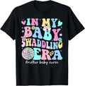100% Cotton My Swaddling Era Mother Nurse Postpartum - Adult & Kids T-Shirts, Sweatshirts & Hoodies apparel design preview 1
