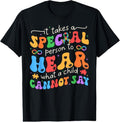 100% Cotton Takes Person Hear What Cannot Say - Adult & Kids T-Shirts, Sweatshirts & Hoodies apparel design preview 1