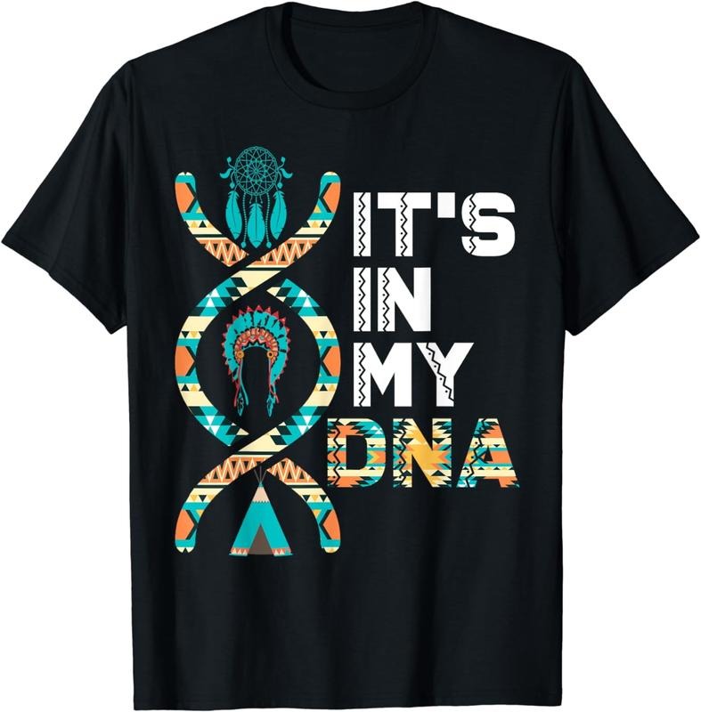 [100% Cotton]'S My DNA Indigenous People'S Day Native - Adult & Kids T-Shirts, Sweatshirts & Hoodies apparel design preview 1