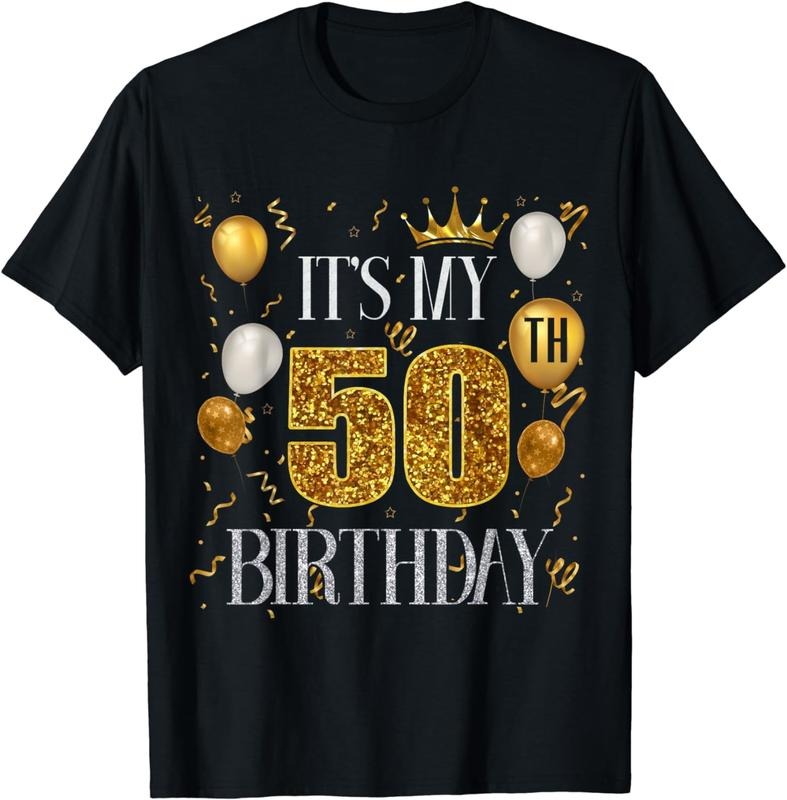 [100% Cotton] My 50th Happy 1973 - Adult & Kids T-Shirts, Sweatshirts & Hoodies apparel design preview 1