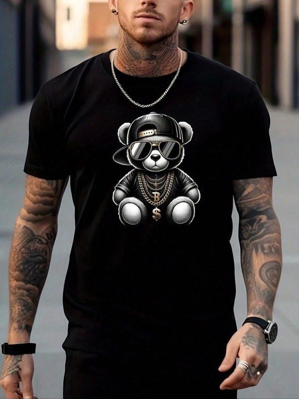 [100% Cotton] Regular Fit Cartoon Bear Print Round - Adult & Kids T-Shirts, Sweatshirts & Hoodies apparel design preview 1