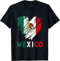 [100% Cotton]Mexico City Mexican Flag Heart Viva - Adult & Kids T-Shirts, Sweatshirts & Hoodies apparel design preview 1