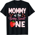 [100% Cotton]Mommy Berry Sweet One Strawberry First - Adult & Kids T-Shirts, Sweatshirts & Hoodies apparel design preview 1