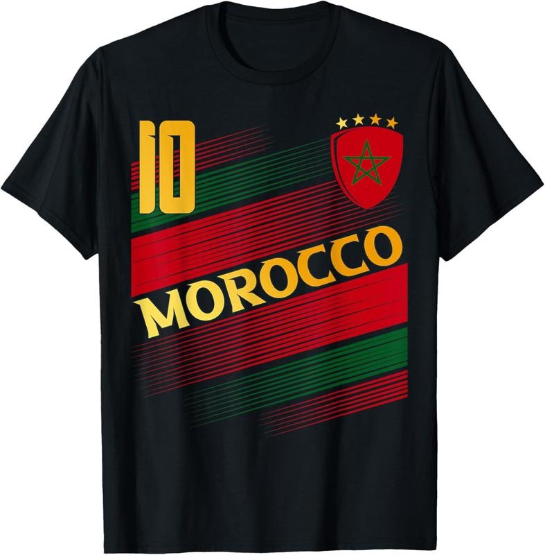 100% Cotton Morocco Flag Moroccan Pride Lovers - Adult & Kids T-Shirts, Sweatshirts & Hoodies apparel design preview 1