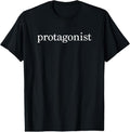 100% Cotton Protagonist Funny English Majors Teachers - Adult & Kids T-Shirts, Sweatshirts & Hoodies apparel design preview 1