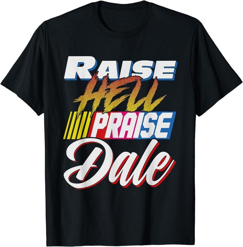 [100% Cotton]Raise Hell Praise Dale Retro Vintage - Adult & Kids T-Shirts, Sweatshirts & Hoodies apparel design preview 1