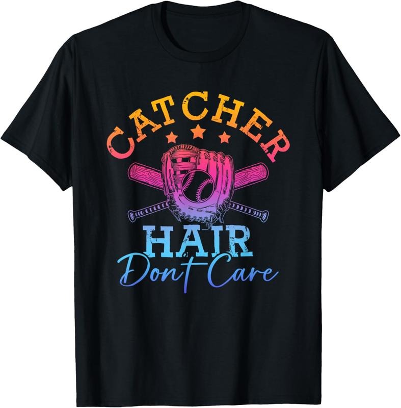 100% Cotton Softball Player Catcher - Adult & Kids T-Shirts, Sweatshirts & Hoodies apparel design preview 1