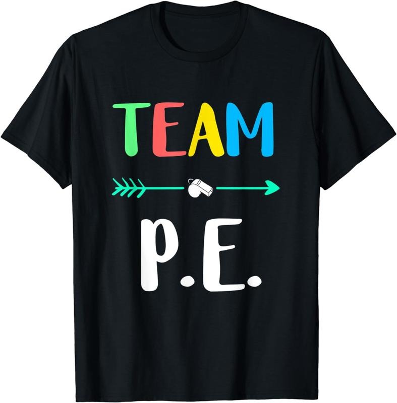 [100% Cotton]Team P.E. School Teacher Strong Physical - Adult & Kids T-Shirts, Sweatshirts & Hoodies apparel design preview 1