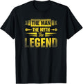 100% Cotton Man Myth Legend - Adult & Kids T-Shirts, Sweatshirts & Hoodies apparel design preview 1