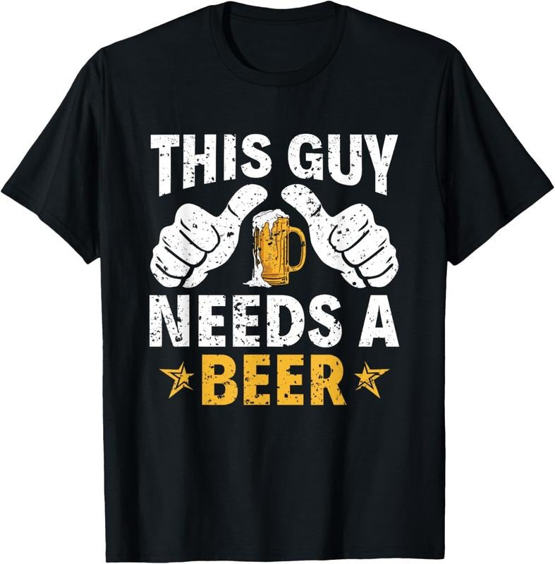 100% Cotton This Type Needs Beer Funny Drinker - Adult & Kids T-Shirts, Sweatshirts & Hoodies apparel design preview 1