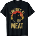 100% Cotton Vintage Powered Meat Carnivore Eater - Adult & Kids T-Shirts, Sweatshirts & Hoodies apparel design preview 1