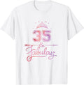 [100% Cotton] 35 Years Old Fabulous Happy 35th - Adult & Kids T-Shirts, Sweatshirts & Hoodies apparel design preview 1