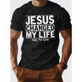 100% Cotton JESUS CHANGED MY LIFE Pure Comfort Fit - Adult & Kids T-Shirts, Sweatshirts & Hoodies apparel design preview 1