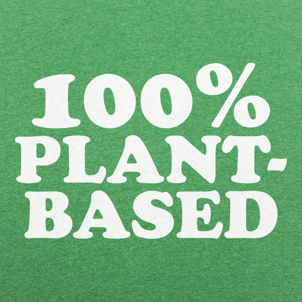 100% Plant-Based - Adult & Kids T-Shirts, Sweatshirts & Hoodies apparel design preview 1