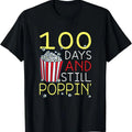 100th Day School 100 Days Still Poppin Popcorn - Adult & Kids T-Shirts, Sweatshirts & Hoodies apparel design preview 1