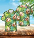 Custom Hawaiian (Leafy Green: 1-4 Pets) - Adult & Kids T-Shirts, Sweatshirts & Hoodies apparel design preview 1
