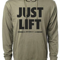 114. Just Lift Funny Workout Gym Cotton Menswear - Adult & Kids T-Shirts, Sweatshirts & Hoodies apparel design preview 1