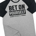 117. Bet Yourself Funny Workout Gym - Adult & Kids T-Shirts, Sweatshirts & Hoodies apparel design preview 1