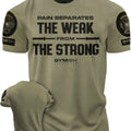 121. Weak Strong Funny Motivational Workout Gym - Adult & Kids T-Shirts, Sweatshirts & Hoodies apparel design preview 1