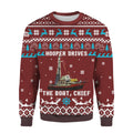 Hooper drives the boat chief 3D Christmas Sweater - Holiday Gift product image
