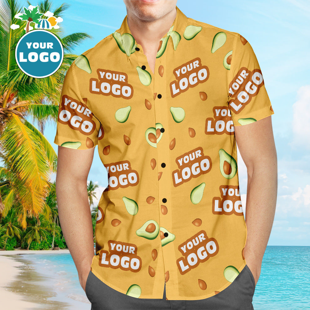 Custom Logo Hawaiian Avocado Personalized Aloha Beach - Adult & Kids T-Shirts, Sweatshirts & Hoodies apparel design preview 1