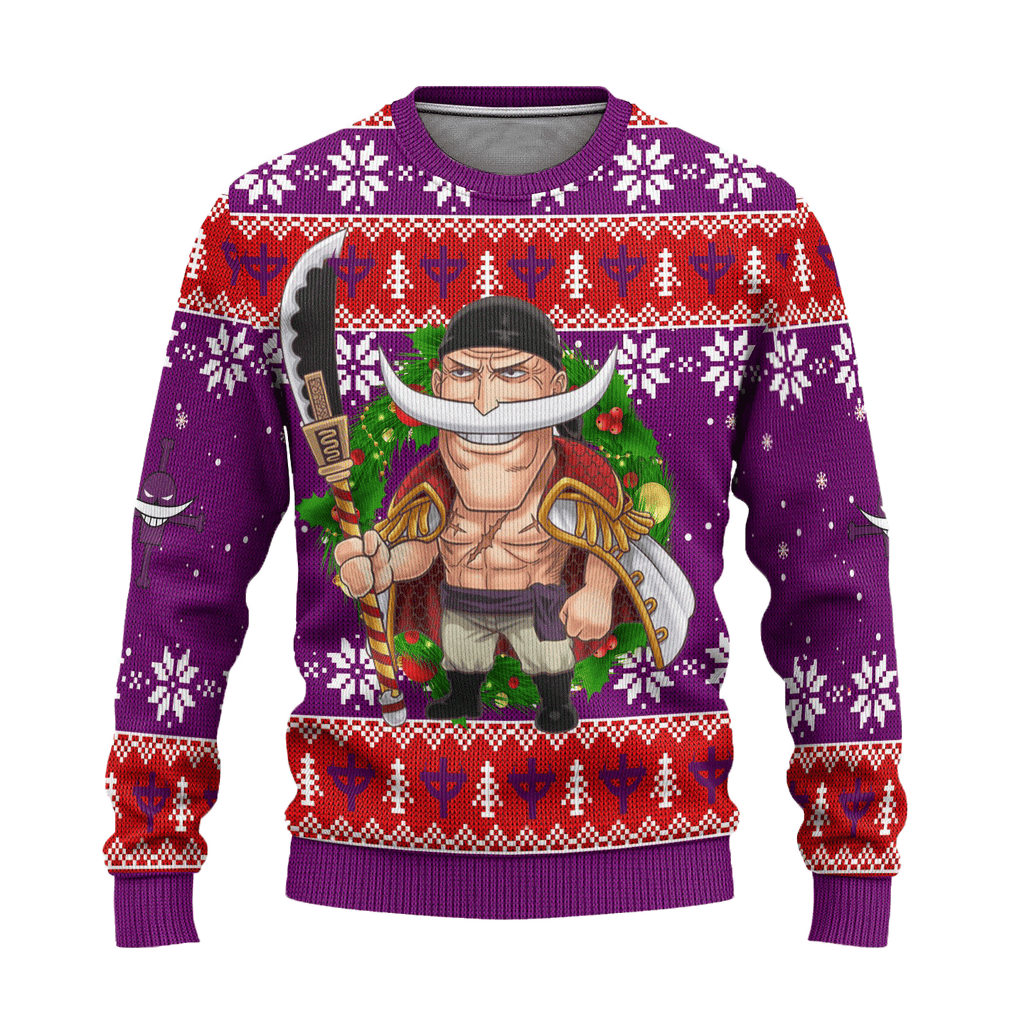 Edward Newgate One Piece 3D Ugly Christmas Sweater - Holiday Gift product image