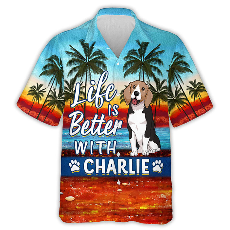 Better Life Sunset Personalized Custom Hawaiian - Adult & Kids T-Shirts, Sweatshirts & Hoodies apparel design preview 1