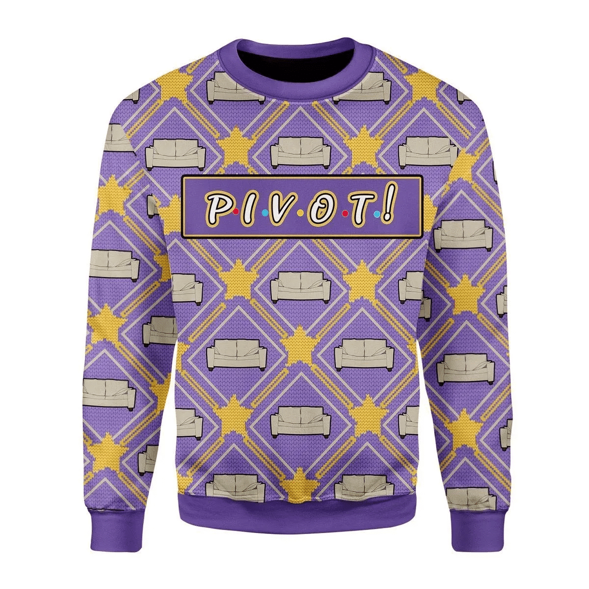 Avocado Oh my god look at her 3D Christmas Sweater - Holiday Gift product image 4