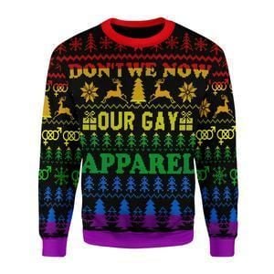 Unicorn squat like no tomorrow 3D Christmas Sweater - Holiday Gift product image 4