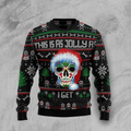 Skull this is as jolly as i get 3D Christmas Sweater - Holiday Gift product image