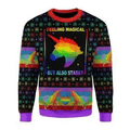 Feeling magical but also stabby 3D Christmas Sweater - Holiday Gift product image