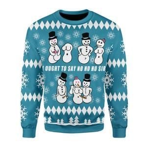 Avocado Oh my god look at her 3D Christmas Sweater - Holiday Gift product image 5