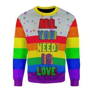 All you need is love 3D Christmas Sweater - Holiday Gift product image