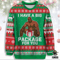 I have a big package for you 3D Christmas Sweater - Holiday Gift product image