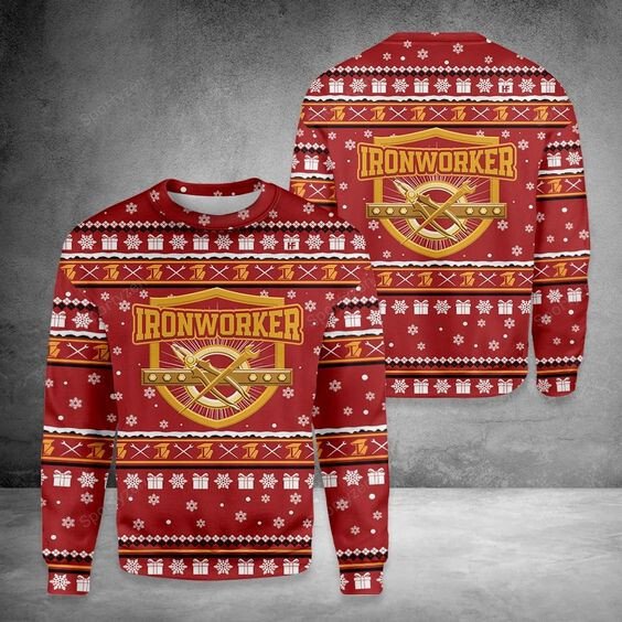 Ironworker merry 3D Christmas Sweater - Holiday Gift product image