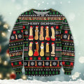 Naughty merry dickmas 3D Christmas Sweater - Holiday Gift product image