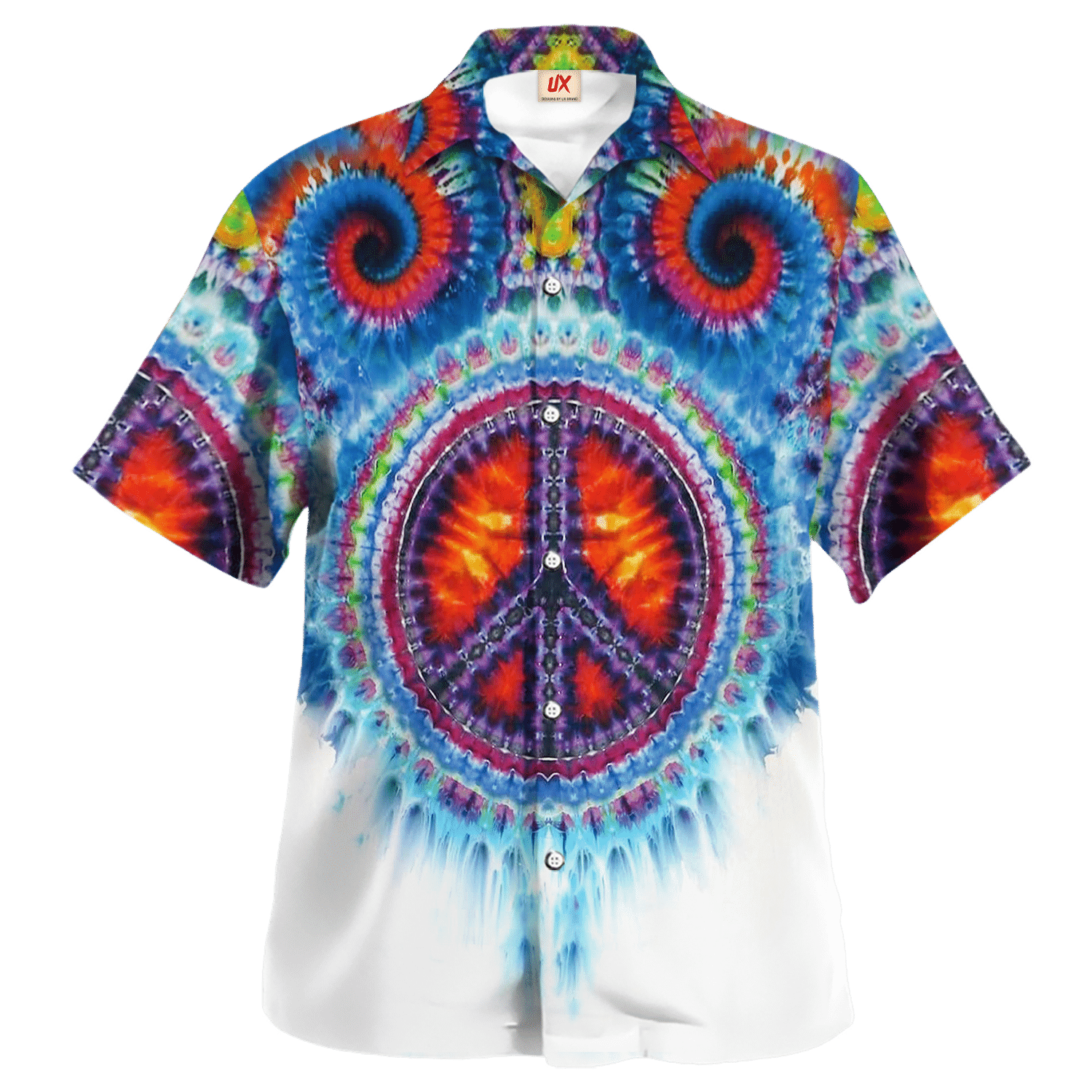 Hippie Hawaiian Groovy Retro Party Style NV-HP-30 - Adult & Kids T-Shirts, Sweatshirts & Hoodies apparel design preview 1